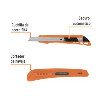 CUTTER RETRACTIL EXACTO NAVAJA
