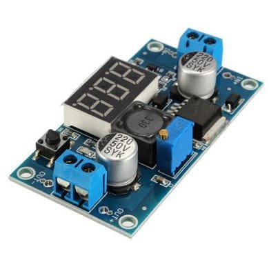 870-406 CONVERTIDOR CC/CC  1.25V - 37V  PWM 3A  LM2596 CON DIGITOS (ACCS3)