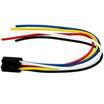 CONECTOR CON CABLES P/RELAY 12V 30A