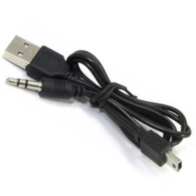 CABLE 2 EN 1 MINI USB A PLUG 3.5 MM Y USB