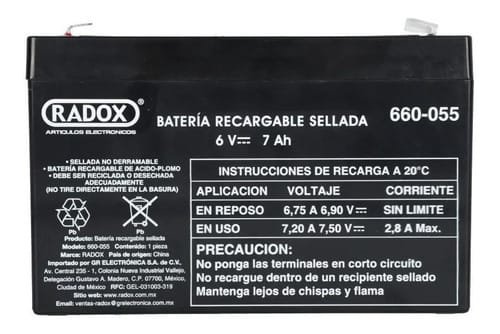 BATERIA 6V 7A