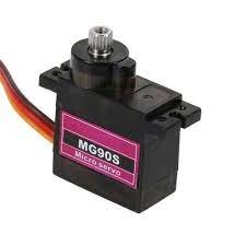 MG90S NEGRO SERVOMOTOR MINI 5V 2KG*CM TOWER PRO METAL GEAR