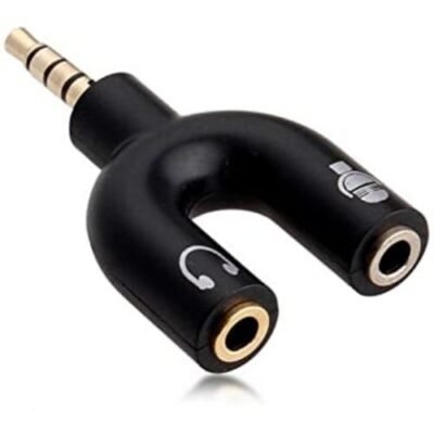 DIVISOR DE AUDIO AUDIFONOS Y MICROFONO