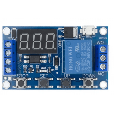 TEMPORIZADOR DIG CON RELEVADOR Y DISPLAY AZUL TIMER (ACCS4)