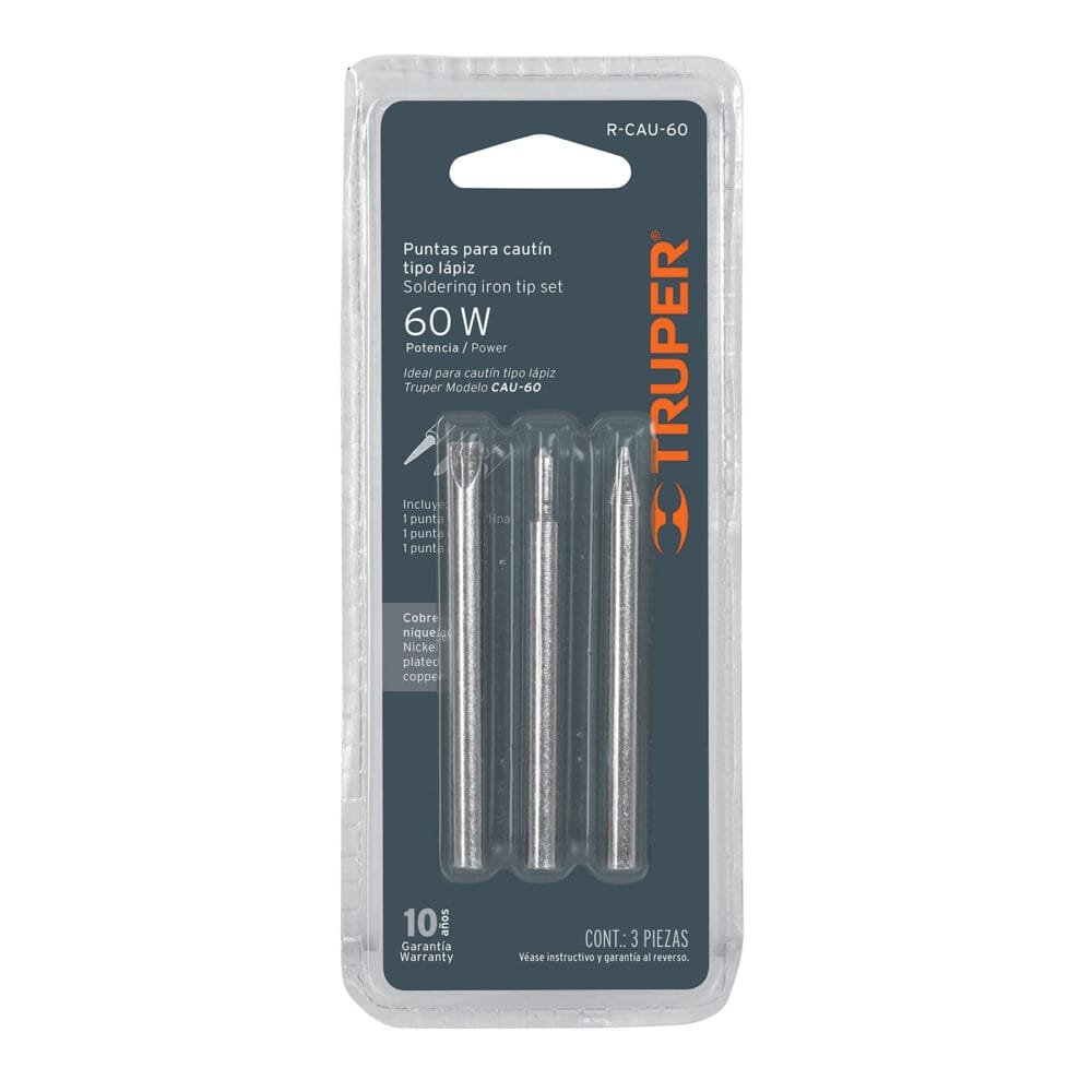 PUNTAS PARA CAUTIN TIPO LAPIZ 60W
