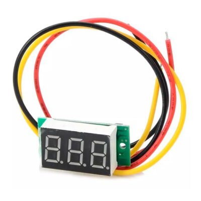 VOLTIMETRO DIGITAL CHICO 2.4-30VCD CORRIENTE DIRECTA
