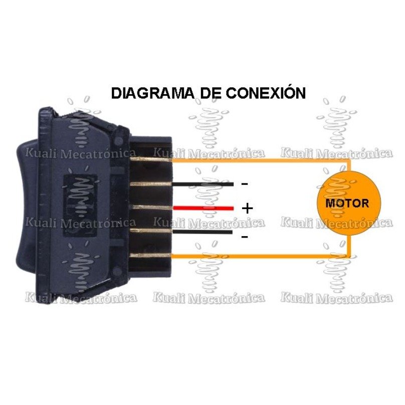 SWITCH DE VENTANA ON-OFF-ON 5 PIN - Image 2