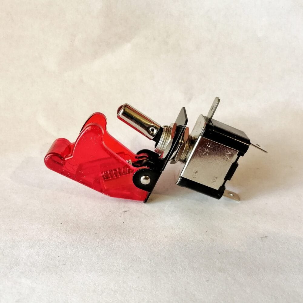 SW DE PALANCA CON CUBIERTA DE SEGURIDAD E INDICADOR LED