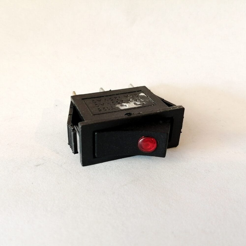 SWITCH ROCKER ON-OFF 3 PIN CON LED