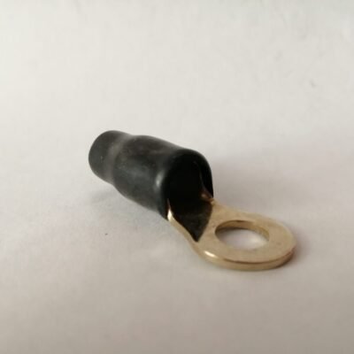 TERMINAL AUTOMOTRIZ DE ANILLO CAL 4 NEGRA TORNILLO 5/8