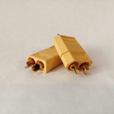 CONECTOR SOLDABLE XT60 2 PIN MACHO Y HEMBRA