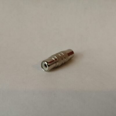 COPLE RCA HEMBRA-HEMBRA ALUMINIO