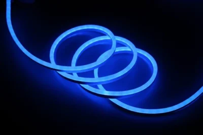 TIRA DE LED PARA EXTERIOR EFECTO NEON 5MTS AZUL