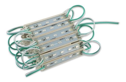 MODULO DE 5 LEDS SMD COB ROJO 12V