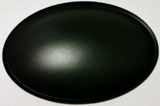 CUBREPOLVO OVALADO NEGRO PARA 6X9