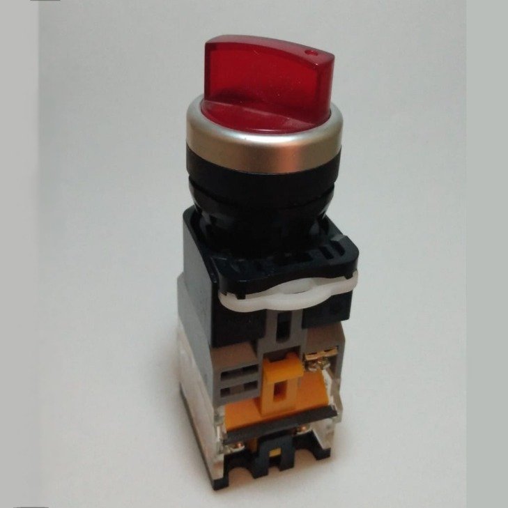 SWITCH SELECTOR 10A SHSNAO LED 12V-24V ROJO