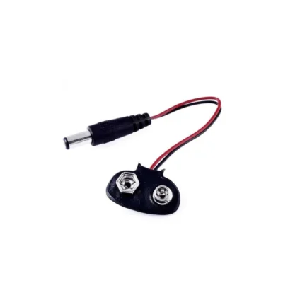 BROCHE PARA PILA 9V CUADRADA CON PLUG