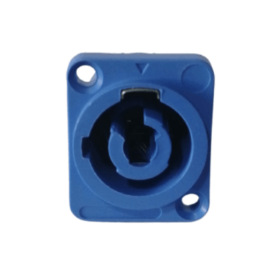 CONECTOR POWERCON AZUL 3 PIN P/CHASIS