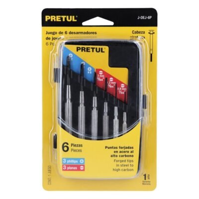 JUEGO DE 6 DESARMADORES DE PRECISION TIPO RELOJERO
