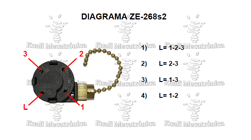 INTERRUPTOR DE VENTILADOR DE TECHO ESPECIAL - Image 2