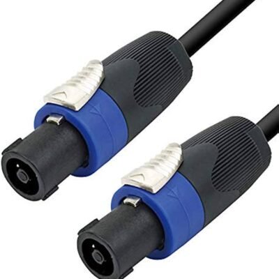 CABLE DE AUDIO CON PLUGS SPEAKON TIPO NEUTRIK 6MTS ESPECIAL PARA BAFLES