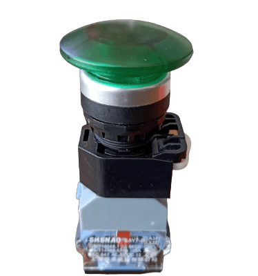 BOTON ON-OFF VERDE BOTON INDUSTRIAL LED 220V