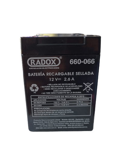 BATERIA 12V 2.6A