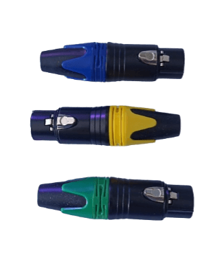 JACK XLR CANON PARA MICROFONO CON SEGURO