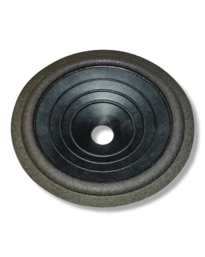 CONO DE CARTON RAYADO CON SUSPENSION 4-3/4 ENT. 5/8