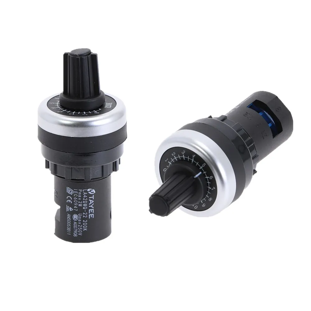 POTENCIOMETRO PARA TABLERO POT. MAX 2W V.MAX 250V