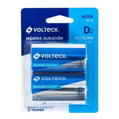 PILA ALCALINA TAMAÑO D VOLTECK TRUPER PAQ. 2 PZAS