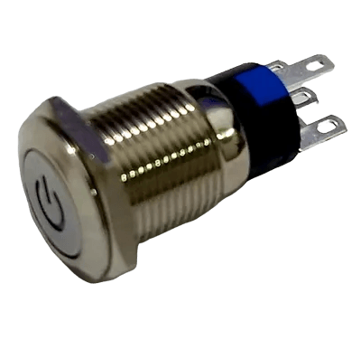 SWITCH ON-OFF 1P-2T PILOTO AZUL 3A 220V