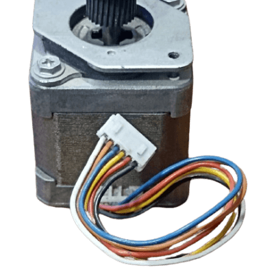 MOTOR A PASOS NEMA 17 ENGRANE Y CABLEADO MEDIO USO