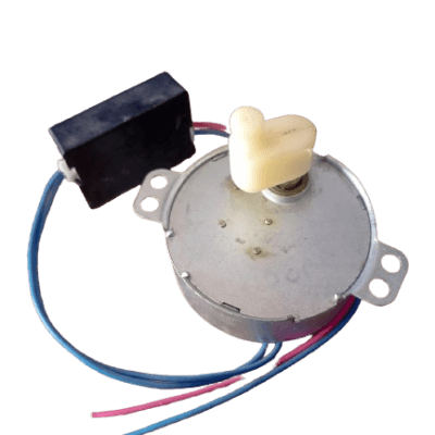 MOTOR SÍNCRONO PARA INCUBADORA CON LEVA 12V 2.5-3RPM