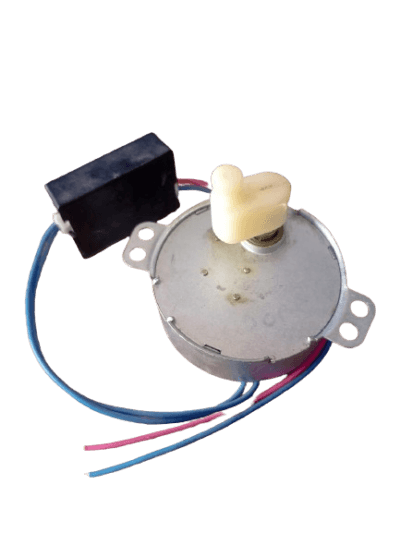 MOTOR SÍNCRONO PARA INCUBADORA CON LEVA 12V 2.5-3RPM