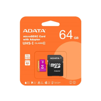 MEMORIA MICROSDXC CON ADAPTADOR 64GB