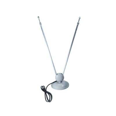 ANTENA CONEJO VHF/UHF PARA INTERIORES CON BASE