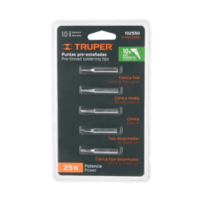 JUEGO DE 5 PUNTAS PARA CAUTIN CAU-25R TRUPER