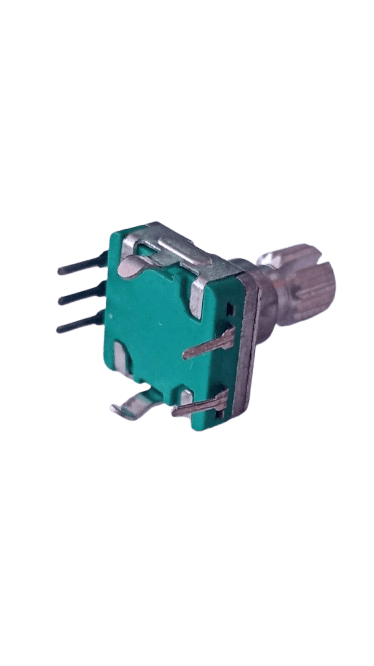 POTENCIOMETRO VERDE SIN FIN CON SWITCH