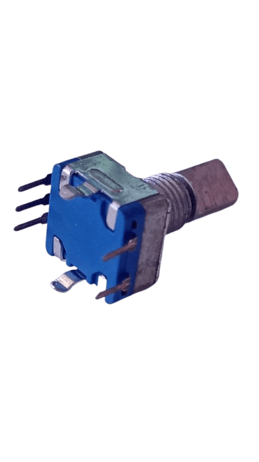 POTENCIOMETRO AZUL SIN FIN CON SWITCH