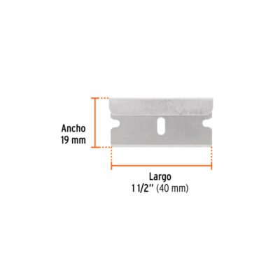 BLISTER DE 5 CUCHILLAS PARA RASPADOR
