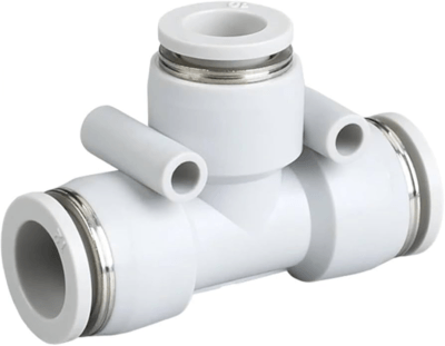 CONECTOR RACOR NEUMATICO TIPO T 6MM-4MM PEG