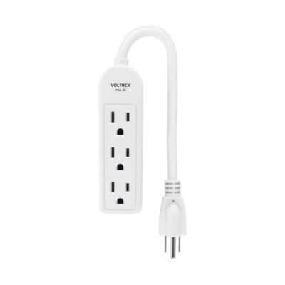 MULTICONTACTO DOMESTICO 3 ENTRADAS BLANCO
