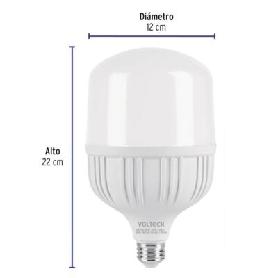 LAMPARA DE LED DE ALTA POTENCIA 40W/SUST350W LUZ DE DIA 3700LM