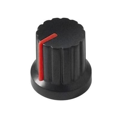 PERILLA MINI PARA POTENCIOMETRO ROJA